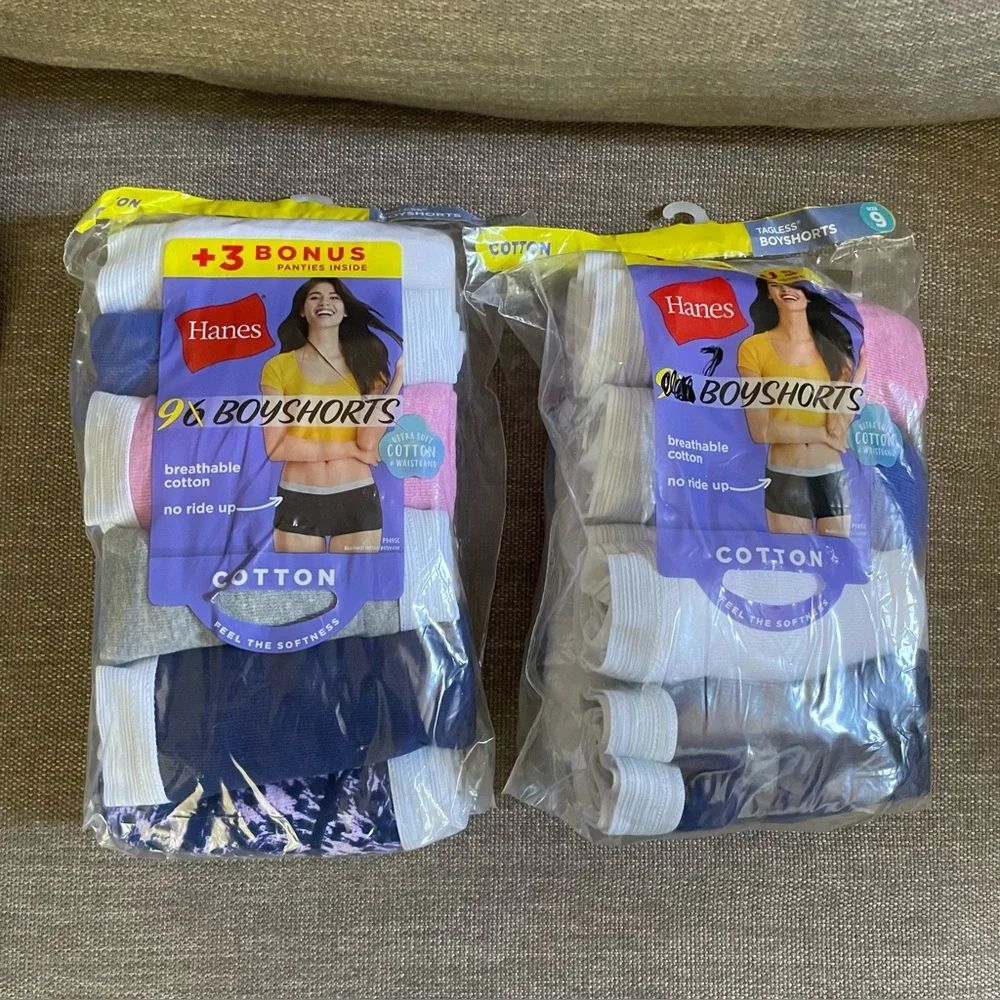 Hanes Women's Boyshorts Bundle 16 pairs total - Picture 1 of 6